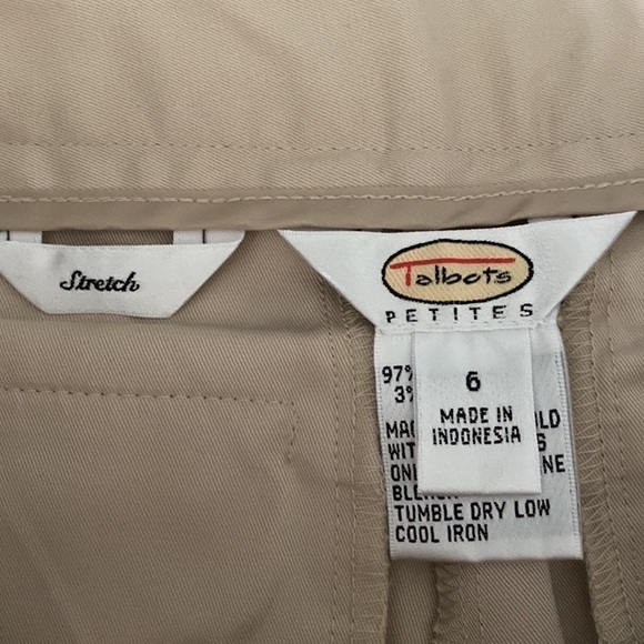 Talbots petites stretch Shorts Size 6 - Picture 4 of 5